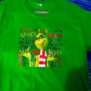 Green Kids Grinch Graphic T-Shirt